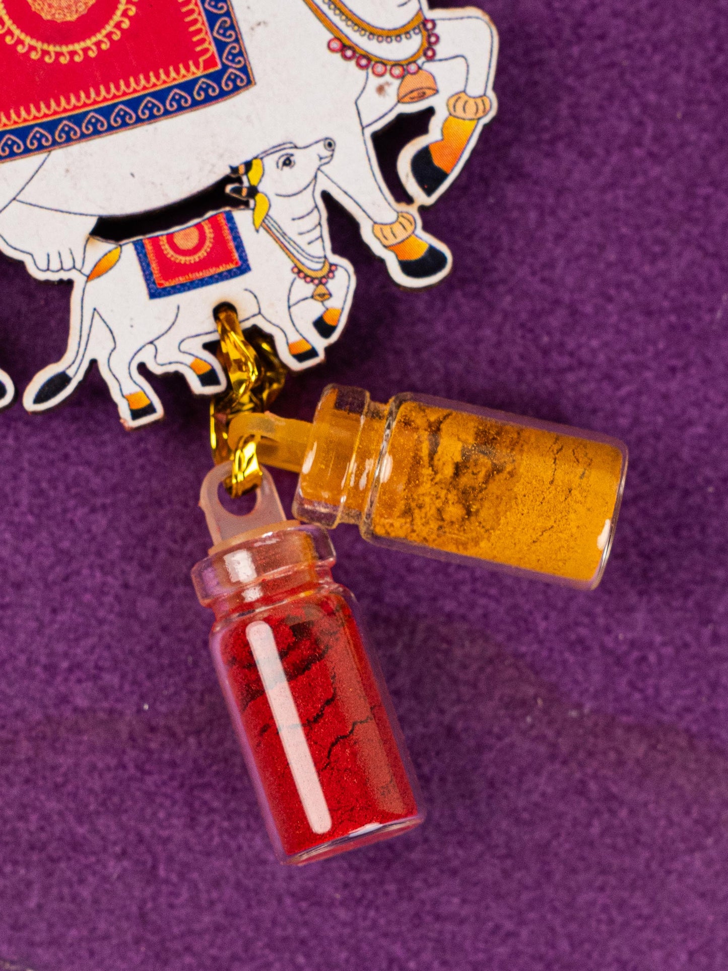 Cow Haldi Kumkum Set