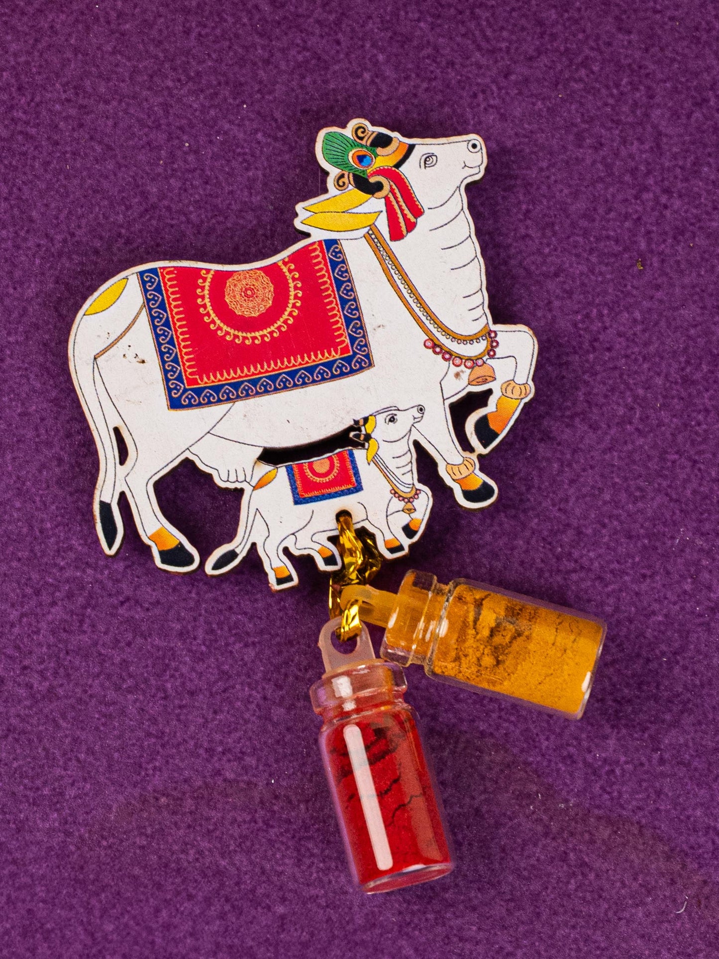 Cow Haldi Kumkum Set